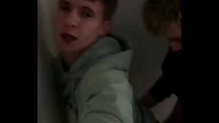 fucked a stamp on the stairs
