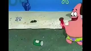 Patrick and spongebob Simian their leafblowers ig @imgodb