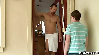 Jordan Hanker Gets Fucked hard by his buddy's Dad